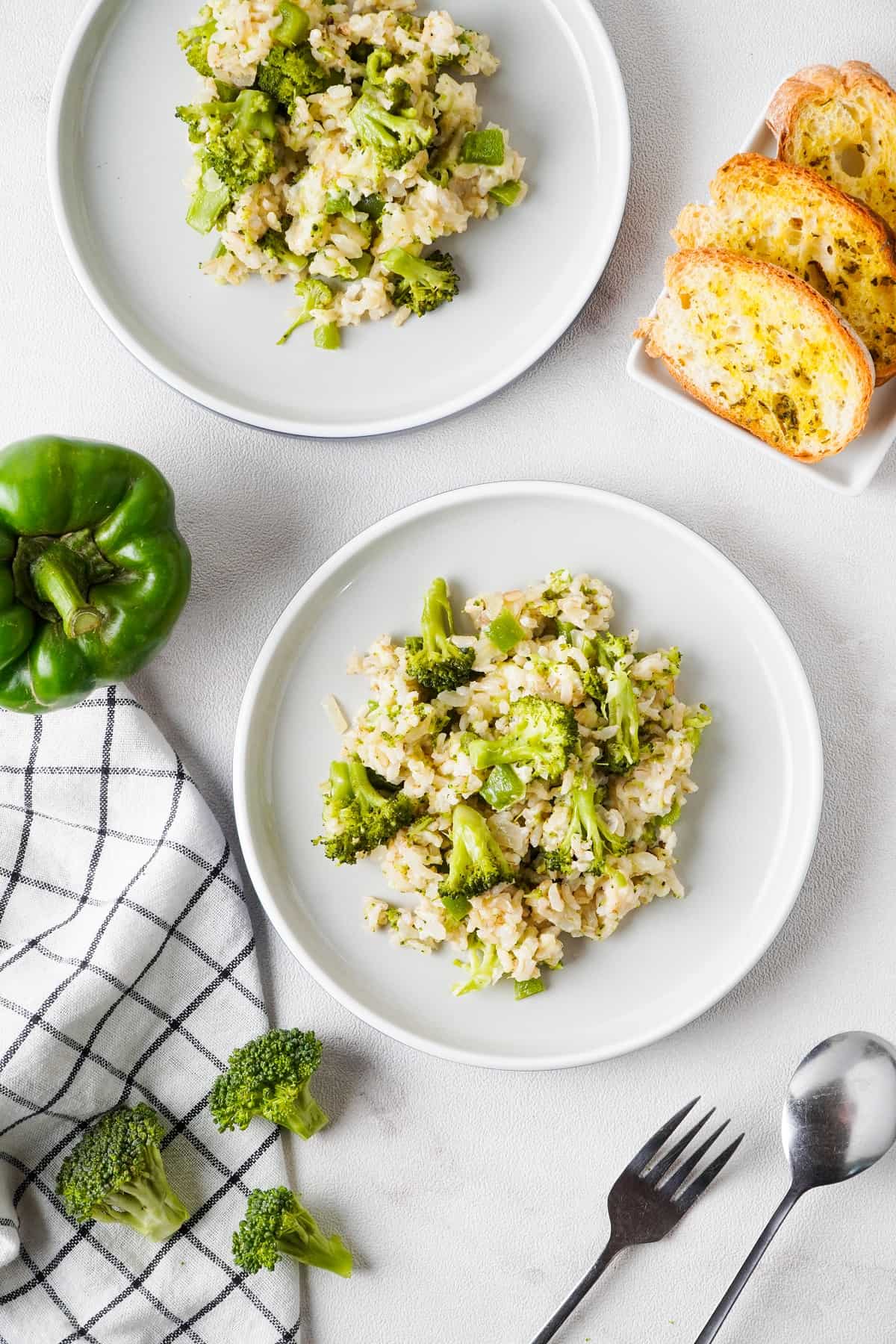 Vegan broccoli rice casserole ready 15
