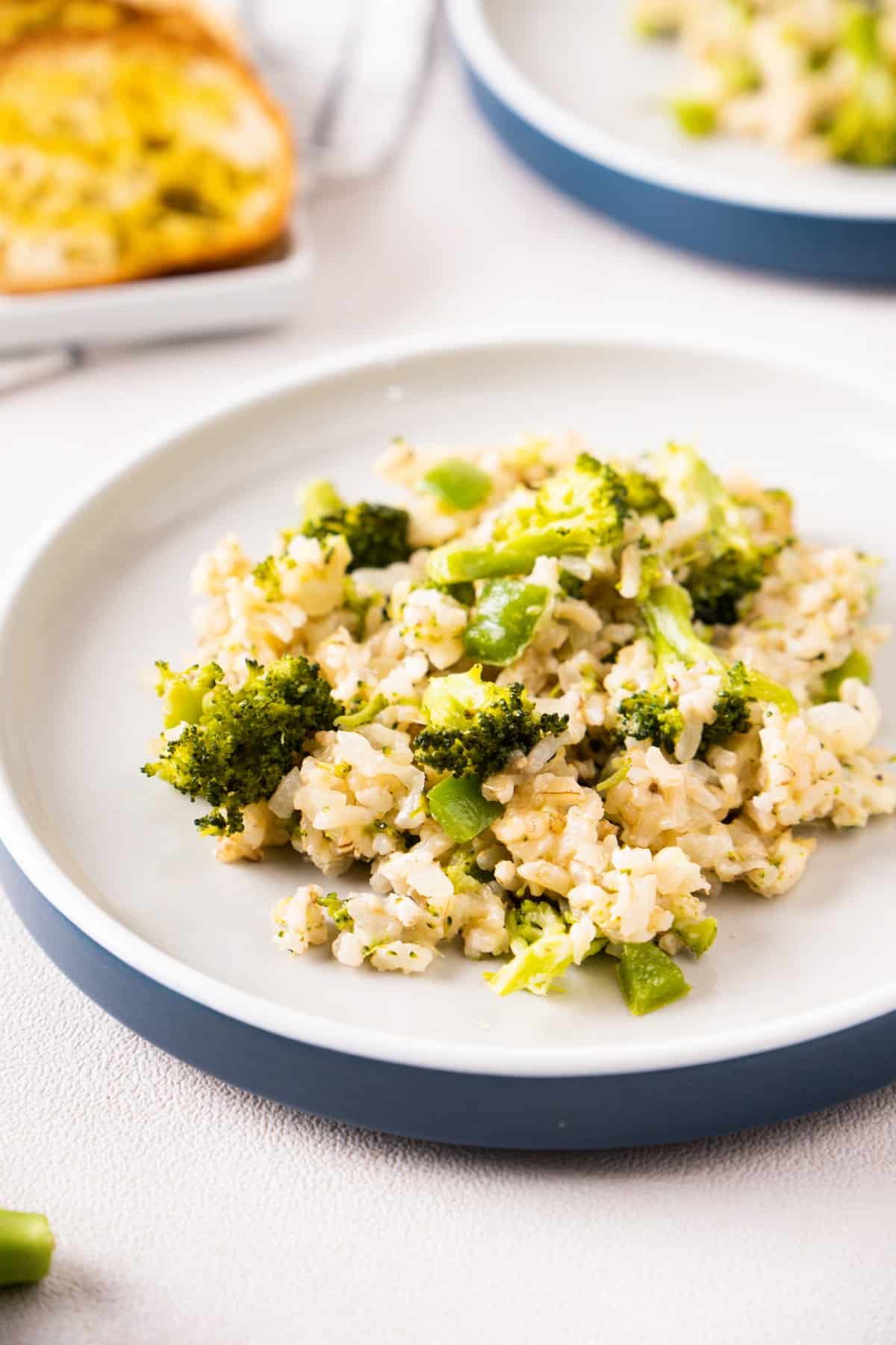 Vegan broccoli rice casserole ready 8