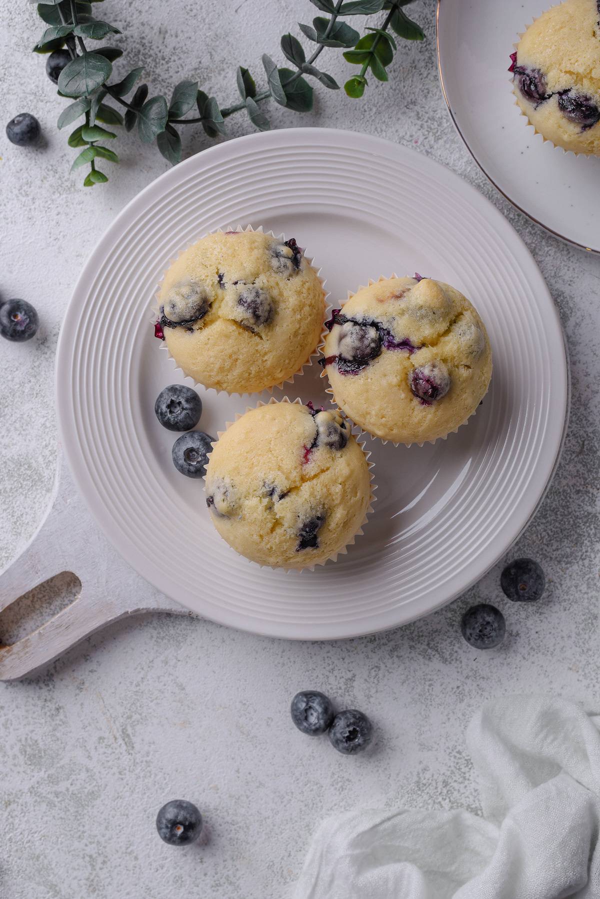 Vegan blueberry muffins ready 11
