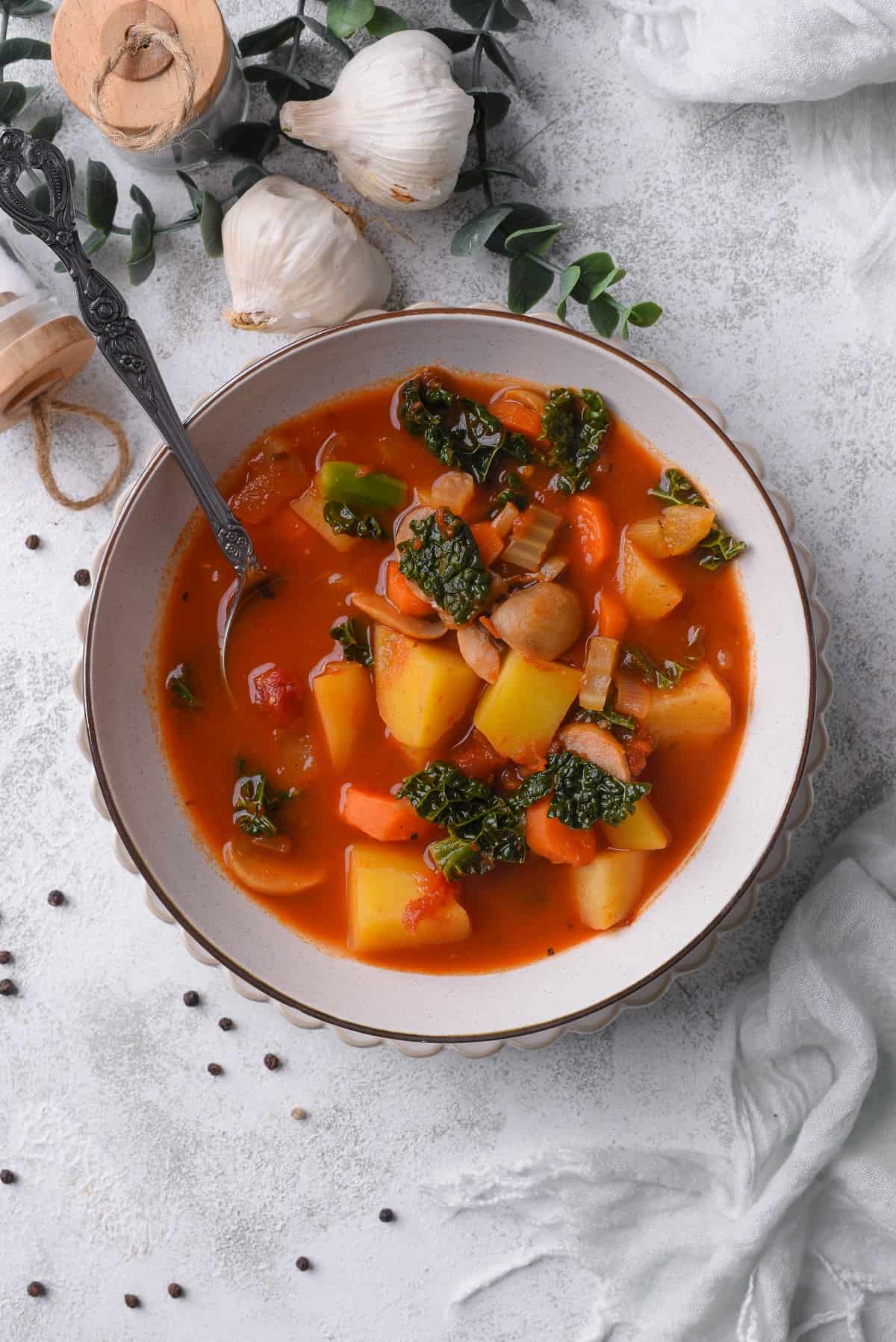 Instant pot vegetable soup ready 10
